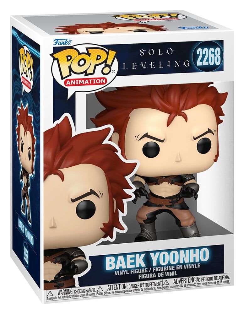 Solo Leveling POP! #2268 Animation Vinyl Figur Baek Yoonho 9 cm