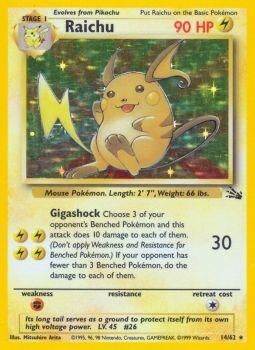 Raichu - 14/62 - Unlimited - EN Raichu - 14/62 - Unlimited - EN