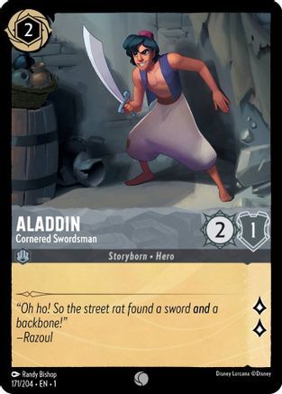Aladdin - Cornered Swordsman - 171/204 - EN