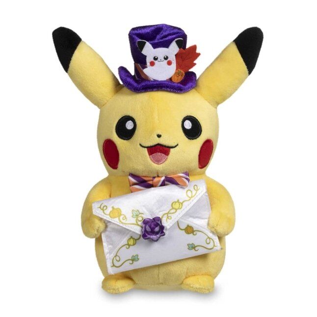 Pikachu Pokémon Pumpkin Celebration Poké Plush - 22 cm