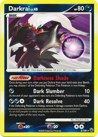 Darkrai - 3/100 - Reverse Holo - EN