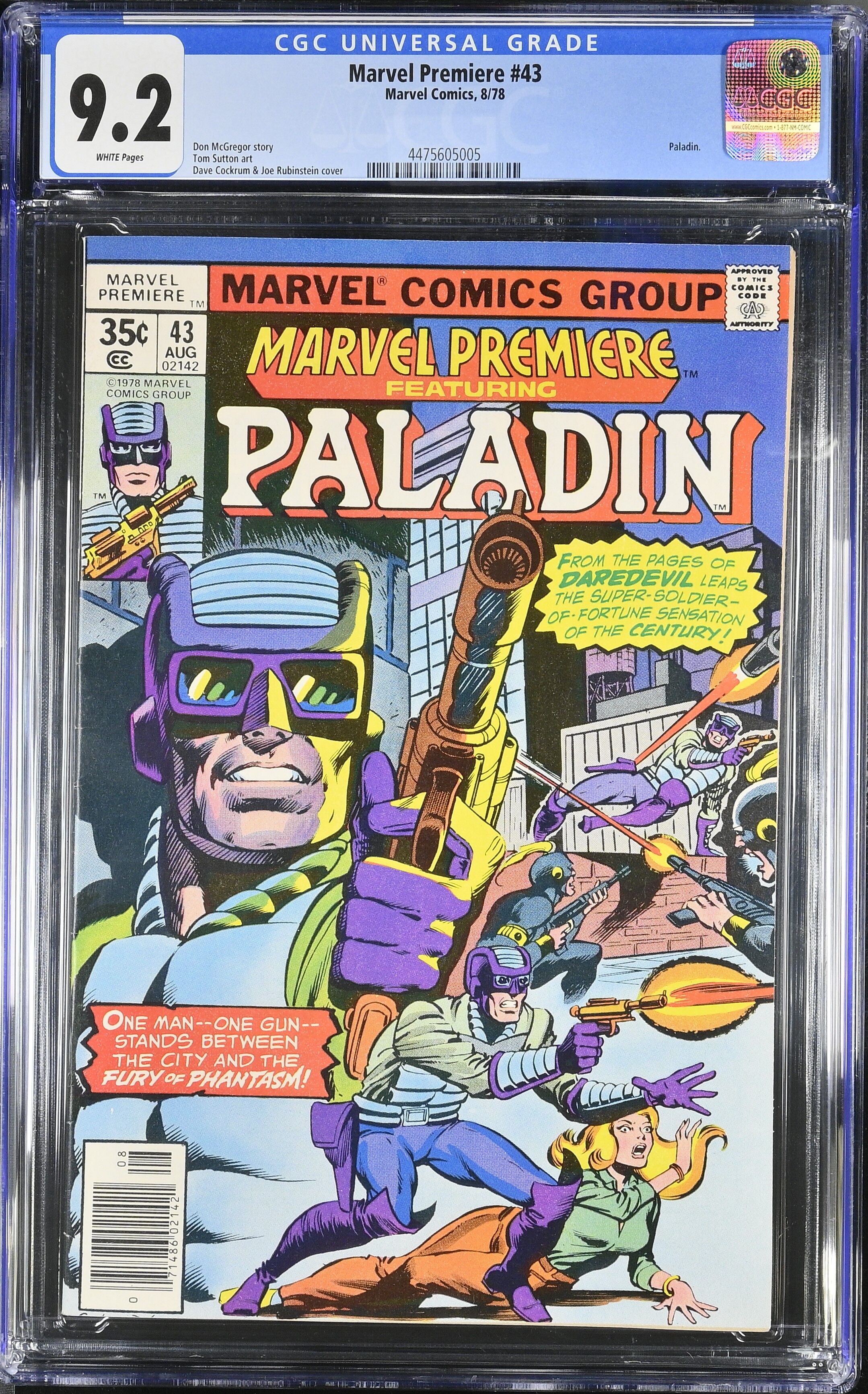 Marvel Premiere #43 CGC 9.2 Marvel Premiere #43 CGC 9.2