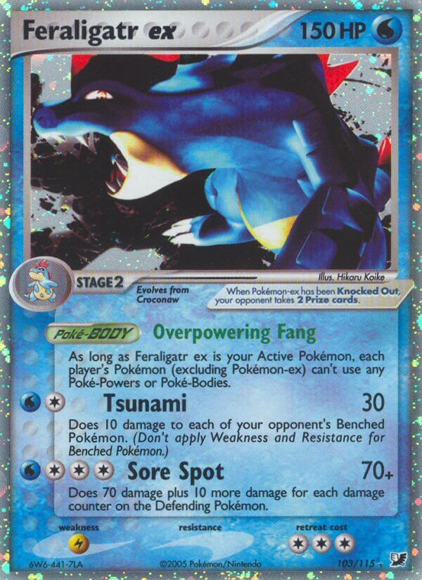 Feraligatr ex - 103/115 - EN Feraligatr ex - 103/115 - EN