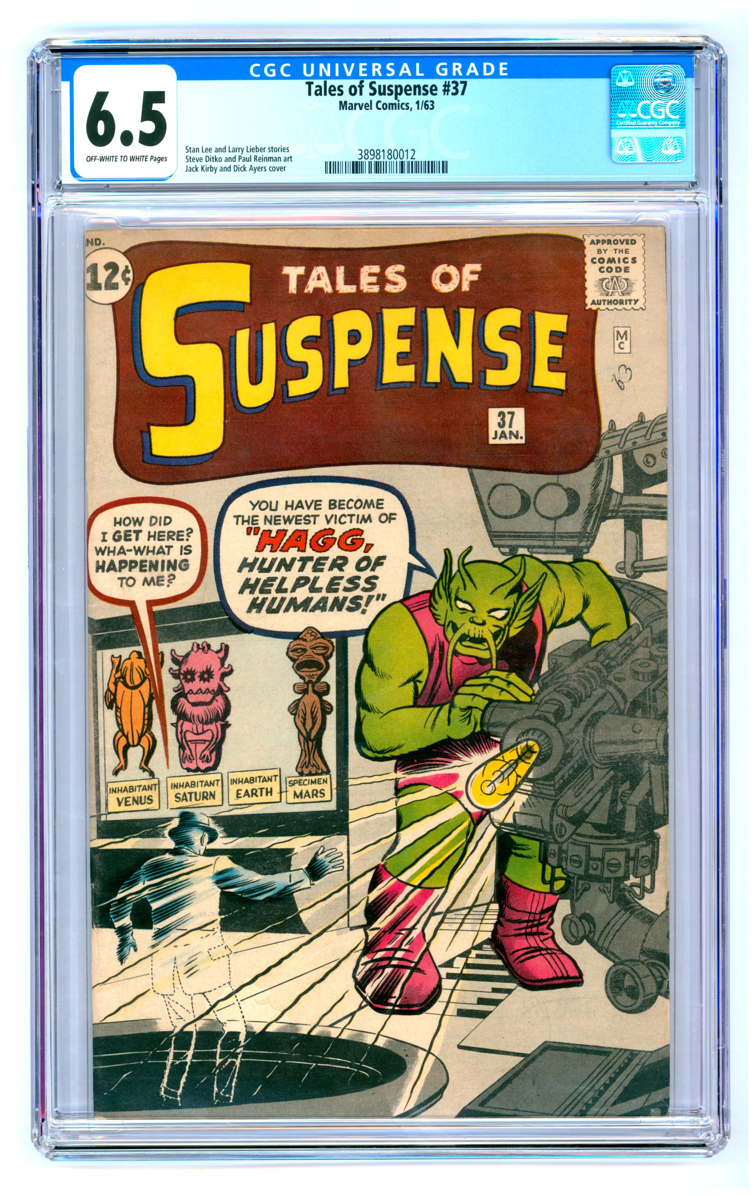 Tales of Suspense #37 CGC 6.5 Tales of Suspense #37 CGC 6.5