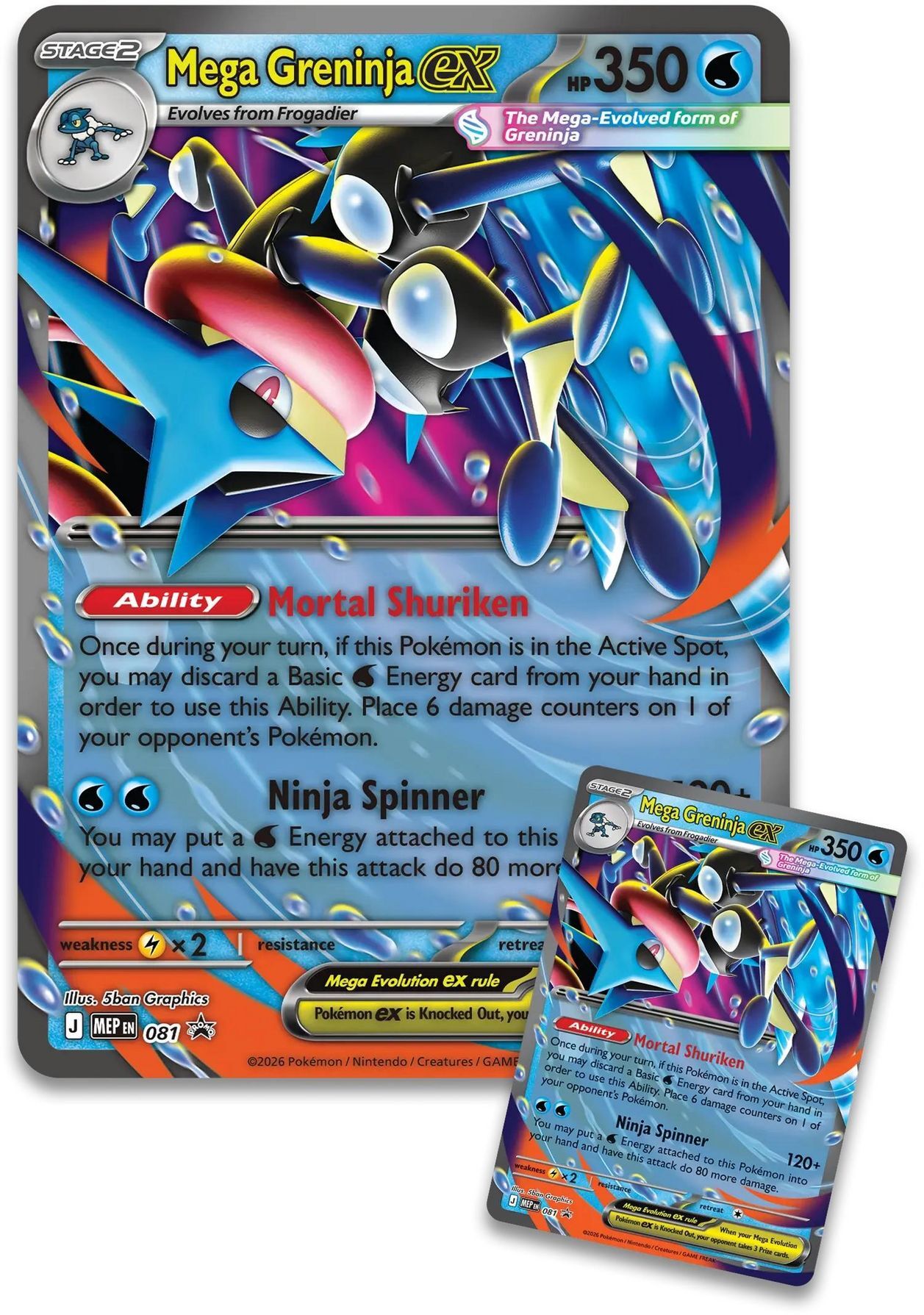 Pokémon TCG: Mega Greninja ex Premium Collection - EN