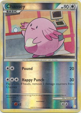 Chansey - 58/123 - Reverse Holo - EN Chansey - 58/123 - Reverse Holo - EN