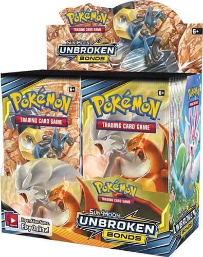 pokemon-sund-and-moon-unbroken-bonds-display-1_3670_0 Pokémon Sonne & Mond Kräfte im Einklang Booster Display