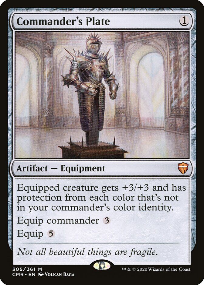 Commander's Plate - CMR 305 - Normal - EN - NM Commander's Plate - CMR 305 - Normal - EN - NM