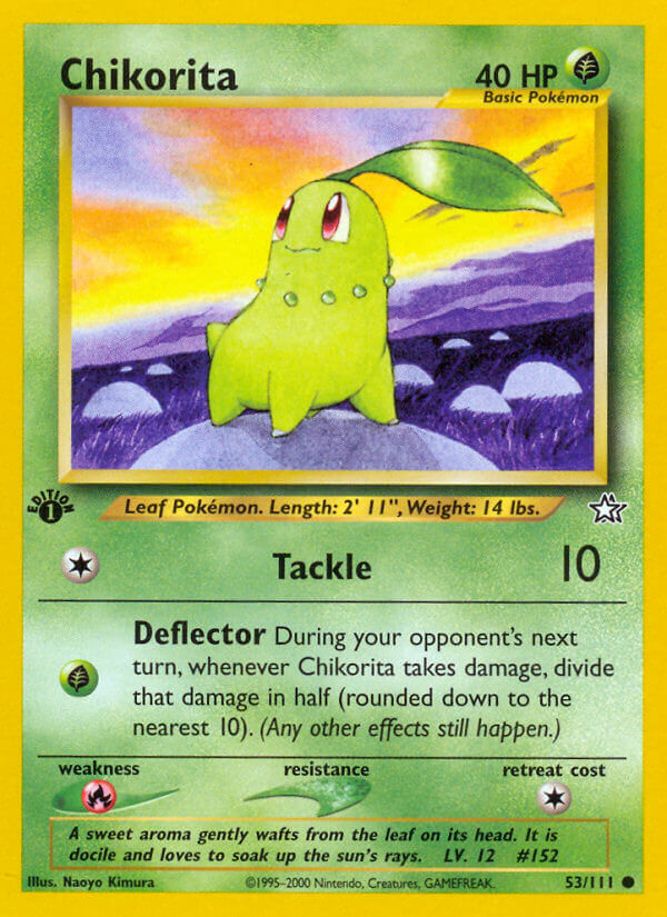 Chikorita - 53/111 - 1st Edition - EN