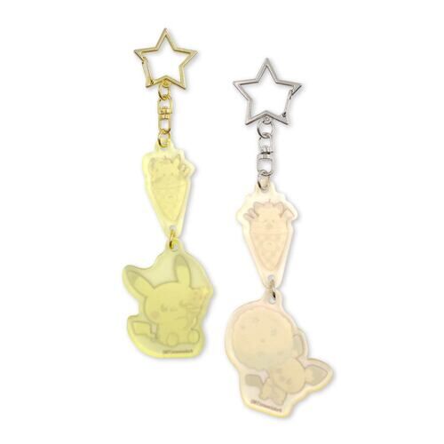PokePeace Frost Acrylic Key Holder Set Pikachu & Pichu (Sweets Shop)