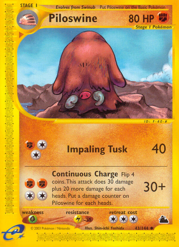 Piloswine - 43/144 - EN Piloswine - 43/144 - EN