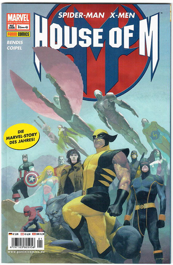 House of M #1-4 komplett