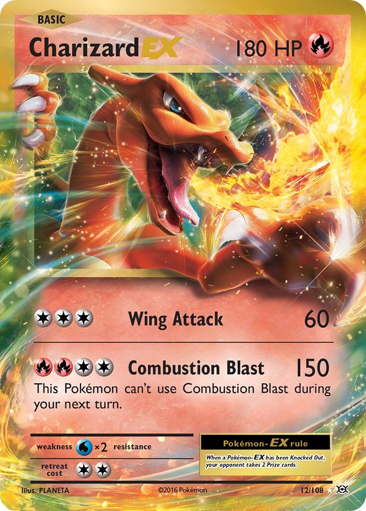 Charizard-EX - 12/108 - EN