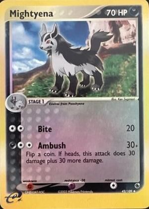 Mightyena - 42/109 - Reverse Holo - EN Mightyena - 42/109 - Reverse Holo - EN
