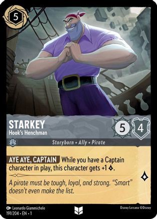Starkey - Hook's Henchman - 191/204 - EN Starkey - Hook's Henchman - 191/204 - EN