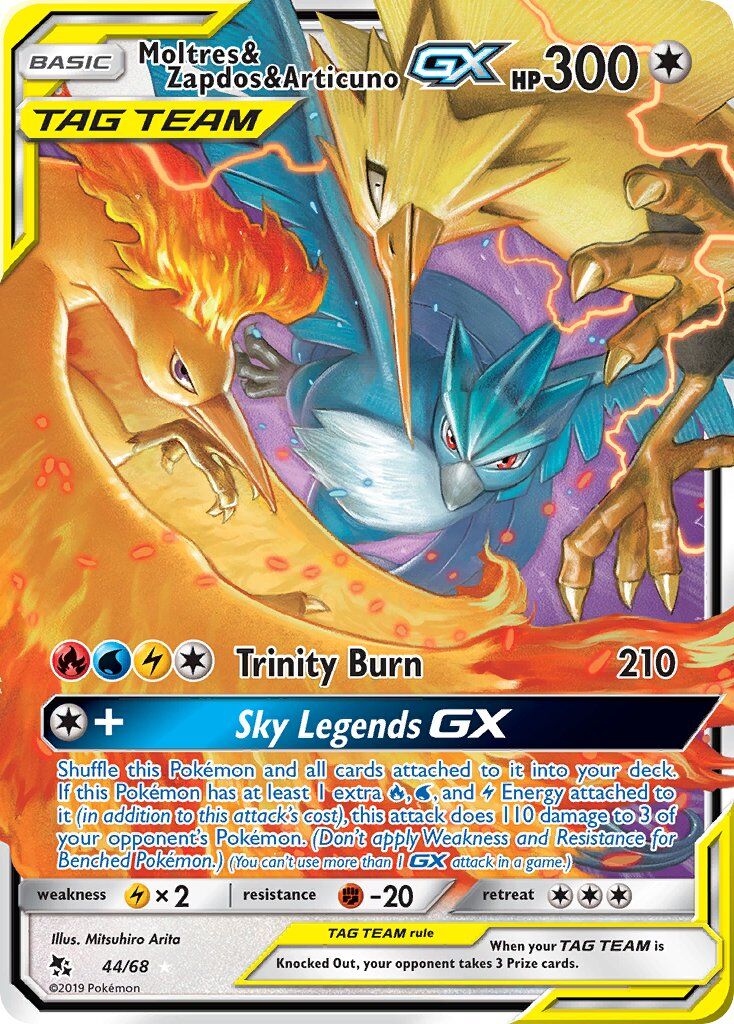 Moltres & Zapdos & Articuno-GX - 44/69 - EN Moltres & Zapdos & Articuno-GX - 44/69 - EN
