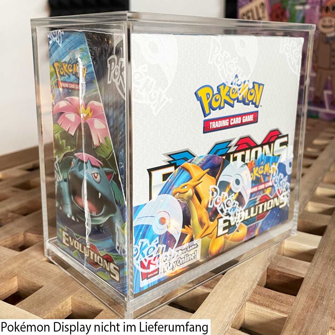 Pokémon Acrylic Booster Box Display (for Modern Displays)