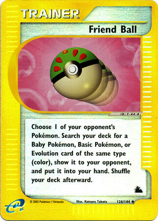 Friend Ball - 126/144 - Reverse Holo - EN