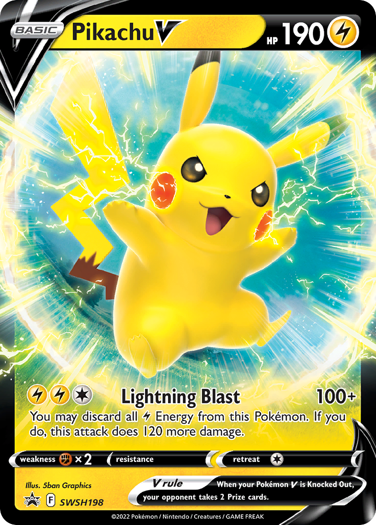 Pikachu V - SWSH198/306 - EN Pikachu V - SWSH198/306 - EN