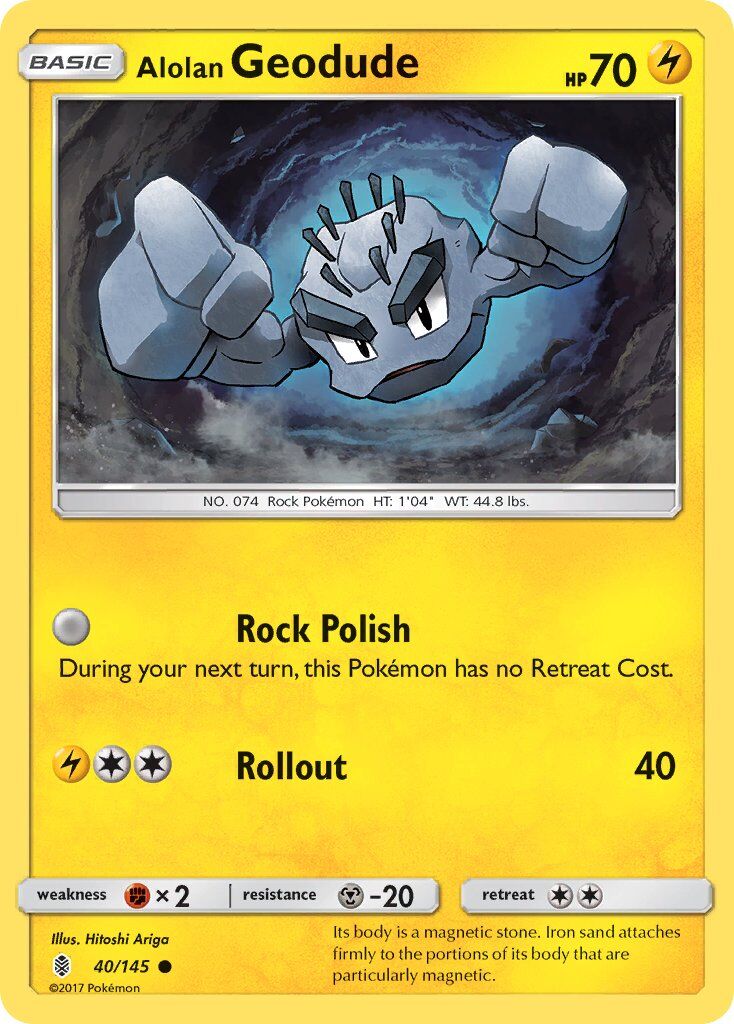 Alolan Geodude - 40/145 - EN Alolan Geodude - 40/145 - EN