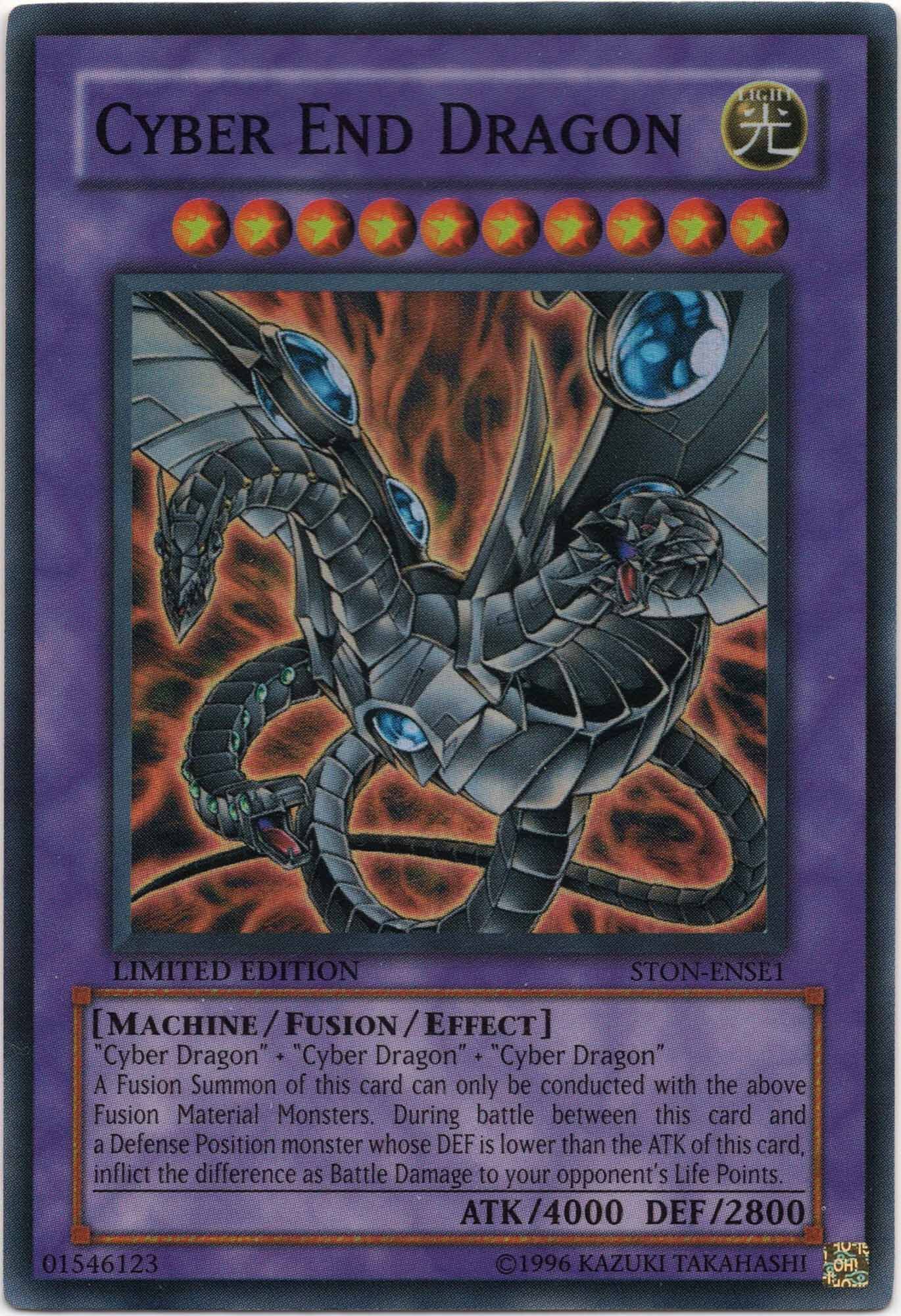 cyber-end-dragon-ston-ense3-super-rare-limited-edition-near-mint Cyber End Dragon - STON-ENSE3 - Super Rare - Limited Edition (Near Mint)