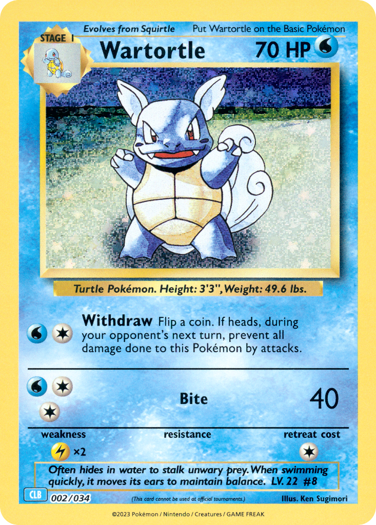 Wartortle - 002/34 - EN