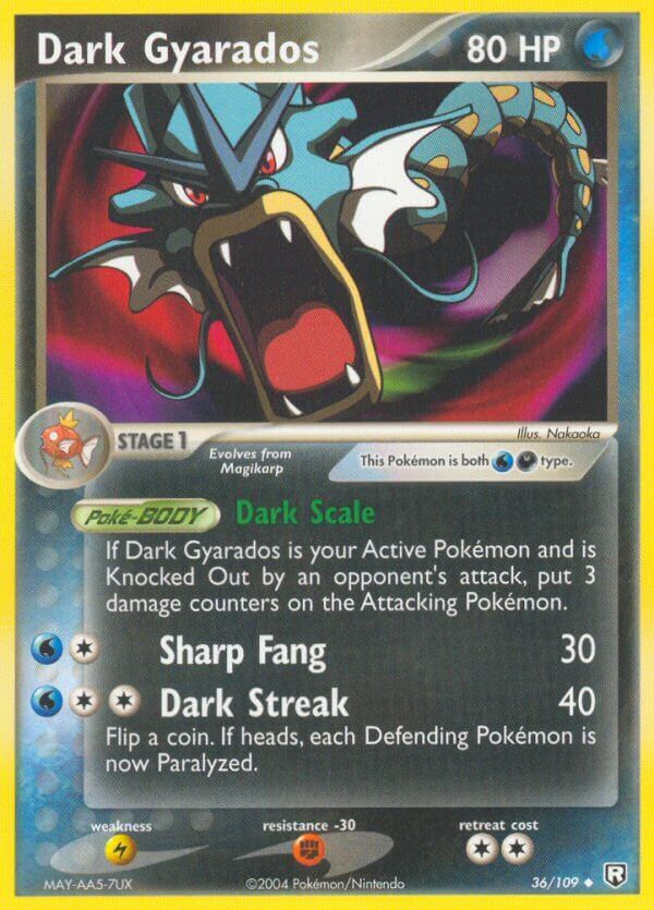Dark Gyarados - 36/109 - Reverse Holo - EN Dark Gyarados - 36/109 - Reverse Holo - EN