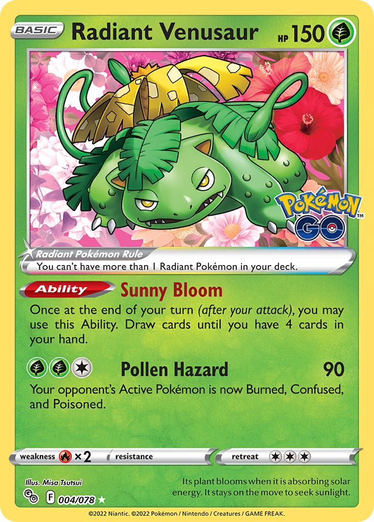 Radiant Venusaur - 004/88 - EN Radiant Venusaur - 004/88 - EN