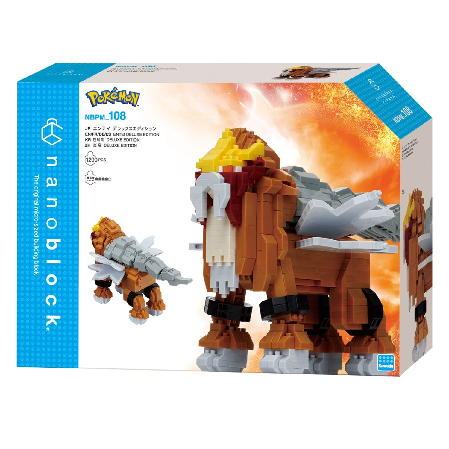 Pokémon Nanoblock Entei Deluxe Edition Pokémon Nanoblock Entei Deluxe Edition