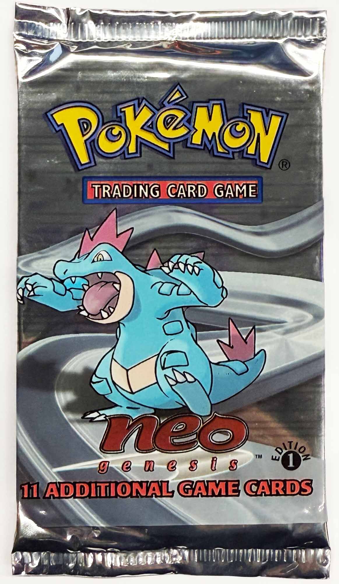 Pokémon Neo Genesis 1st Edition Booster Sealed (Feraligatr Artwork) - EN