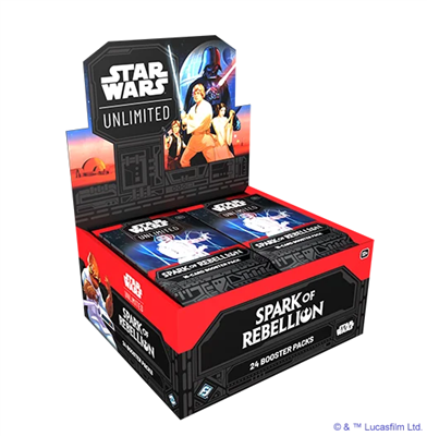 Star Wars: Unlimited - Spark of Rebellion - Booster Box - EN Star Wars: Unlimited - Spark of Rebellion - Booster Box - EN