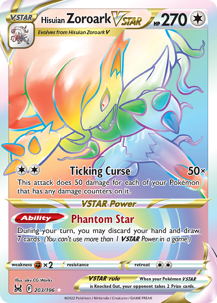 Hisuian Zoroark VSTAR - 203/217 - EN Hisuian Zoroark VSTAR - 203/217 - EN