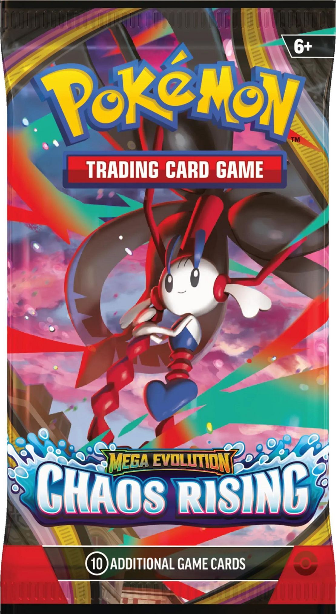 Pokémon TCG: Mega Evolution (ME04) - Chaos Rising 1 Random Booster Pack (10 Cards) - EN