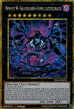 Nummer 95: Galaxieaugen-Dunkelmateriedrache - Yu-Gi-Oh!