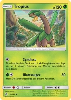 tropius-pok-mon-tcg Tropius 012/236 - Pokémon TCG