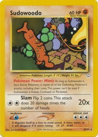 Sudowoodo - 26/66 - Unlimited - EN