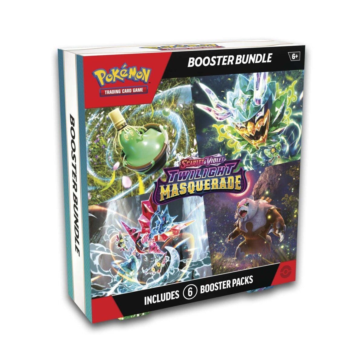 Pokémon TCG: Scarlet & Violet - Twilight Masquerade Booster Bundle (6 Packs) - EN Pokémon TCG: Scarlet & Violet - Twilight Masquerade Booster Bundle (6 Packs) - EN