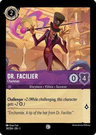 Dr. Facilier - Charlatan - 38/204 - EN Dr. Facilier - Charlatan - 38/204 - EN