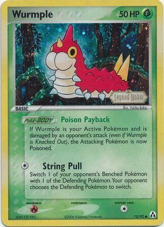 Wurmple - 70/92 - Reverse Holo - EN Wurmple - 70/92 - Reverse Holo - EN
