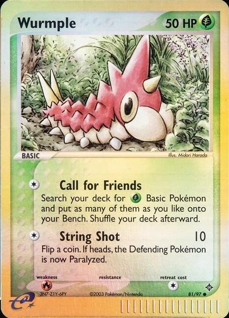Wurmple - 81/97 - Reverse Holo - EN