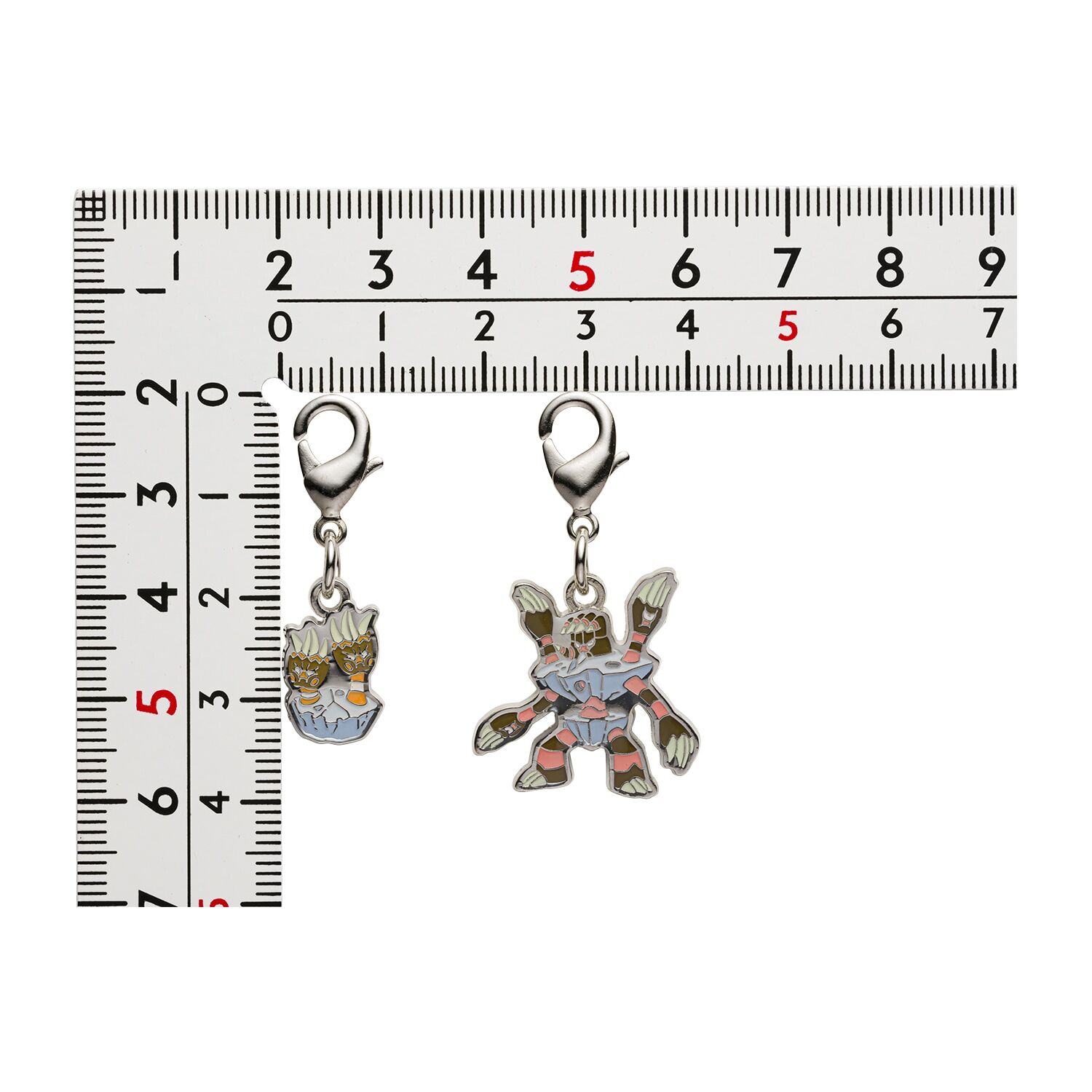Pokemon Center - Binacle, Barbaracle Schlüsselanhänger - 2 Stück