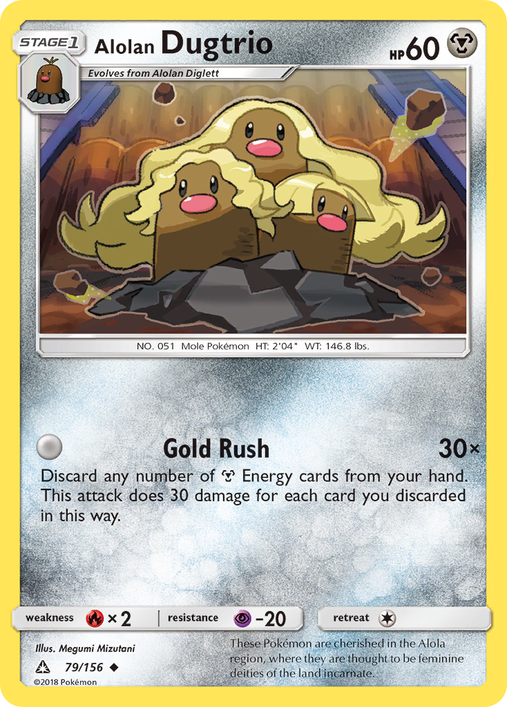 Alolan Dugtrio - 79/156 - EN