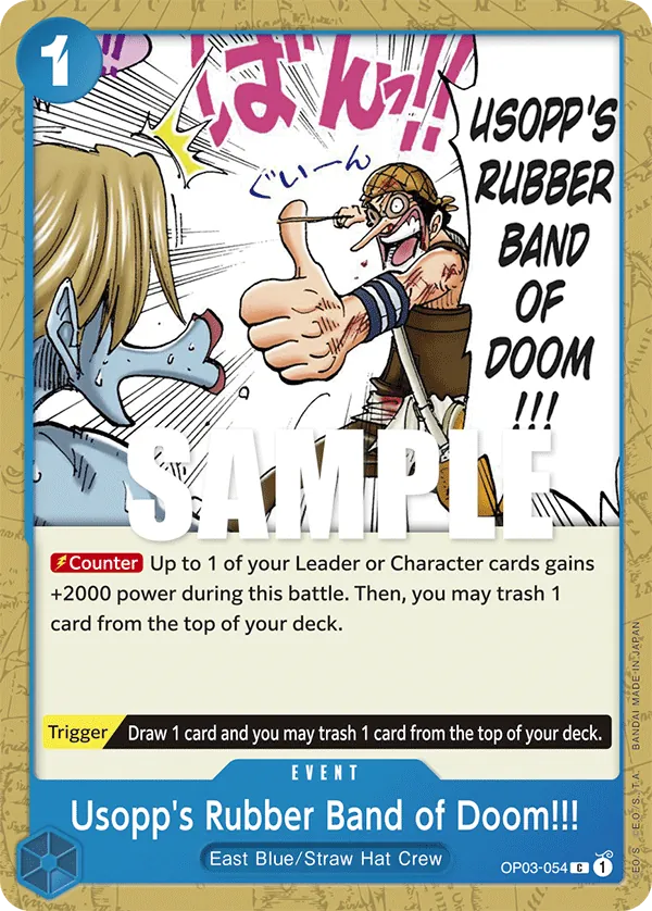 Usopp's Rubber Band of Doom!!! - OP03-054 Usopp's Rubber Band of Doom!!! - OP03-054