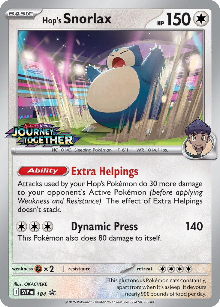 Hop’s Snorlax - SVP184 - EN