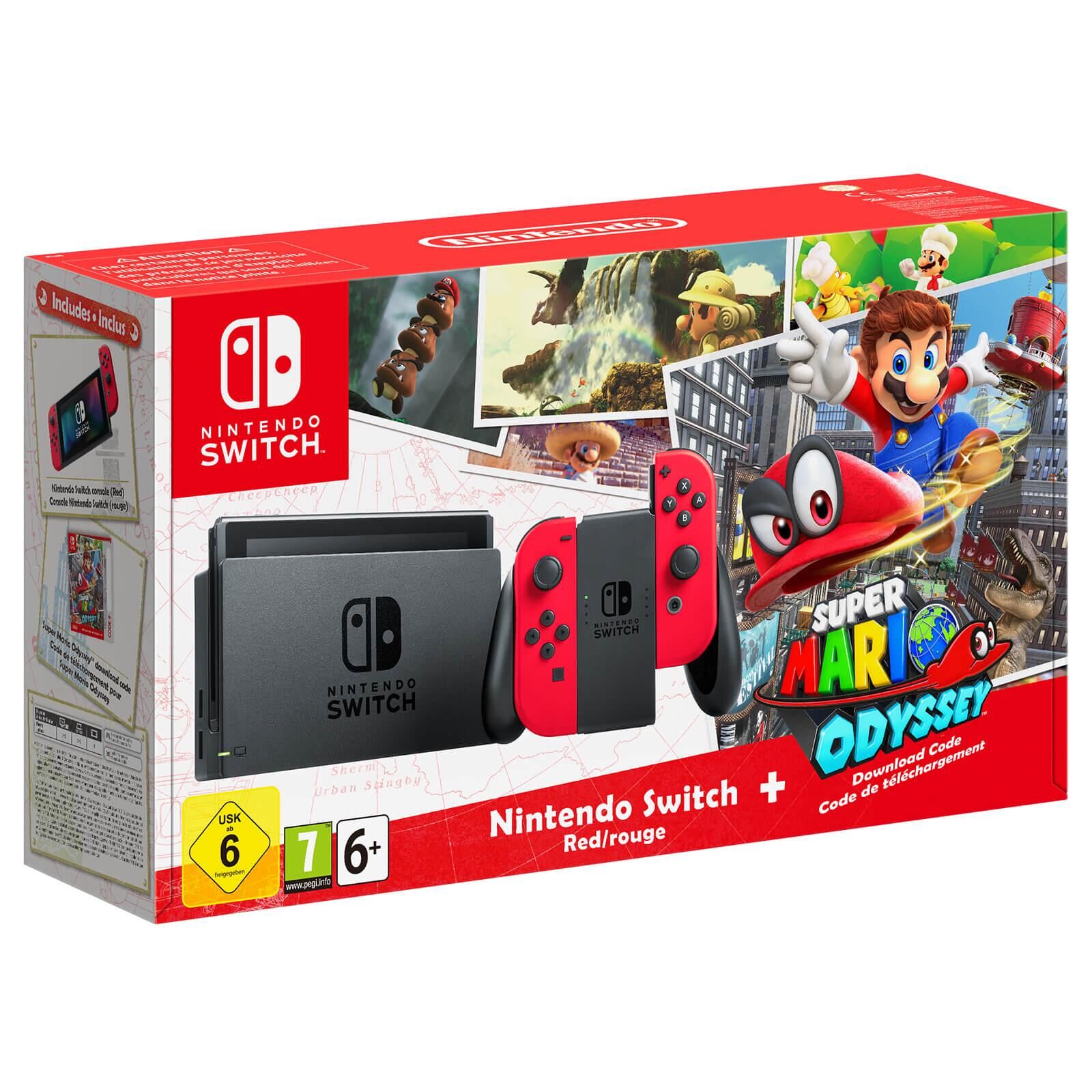 Nintendo Switch Super Mario Odyssey Bundle - Nintendo Switch