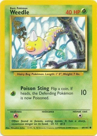 Weedle - 69/102 - Unlimited - EN Weedle - 69/102 - Unlimited - EN
