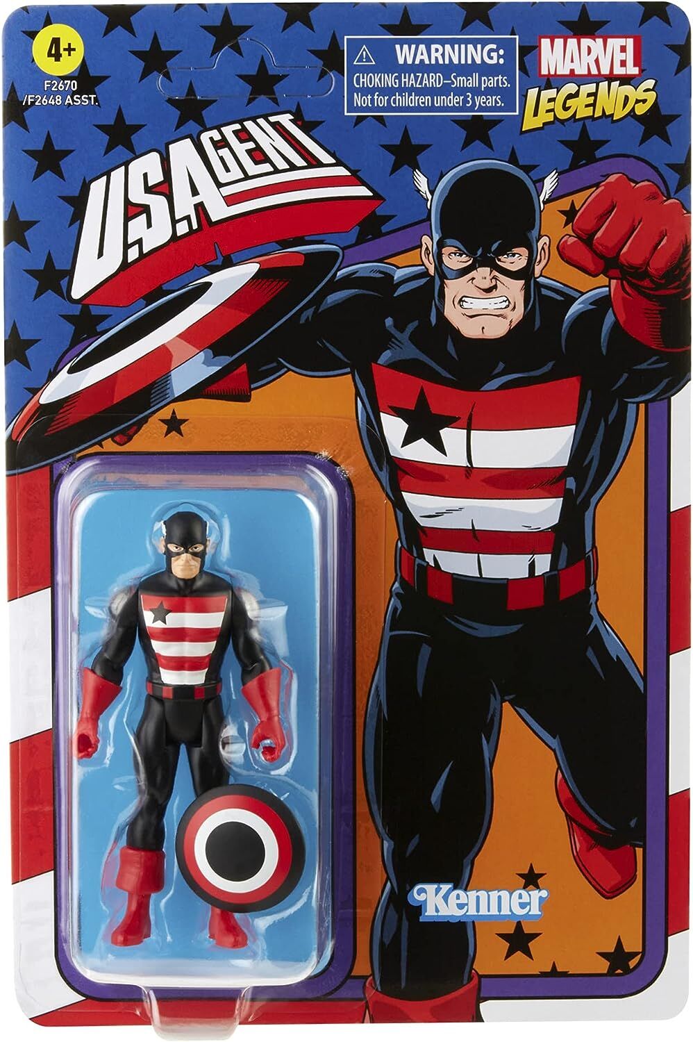 Marvel Legends Retro 375 Collection U.S. Agent Actionfigur - 9.5 cm Marvel Legends Retro 375 Collection U.S. Agent Actionfigur - 9.5 cm