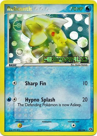 Relicanth - 18/106 - Reverse Holo - EN