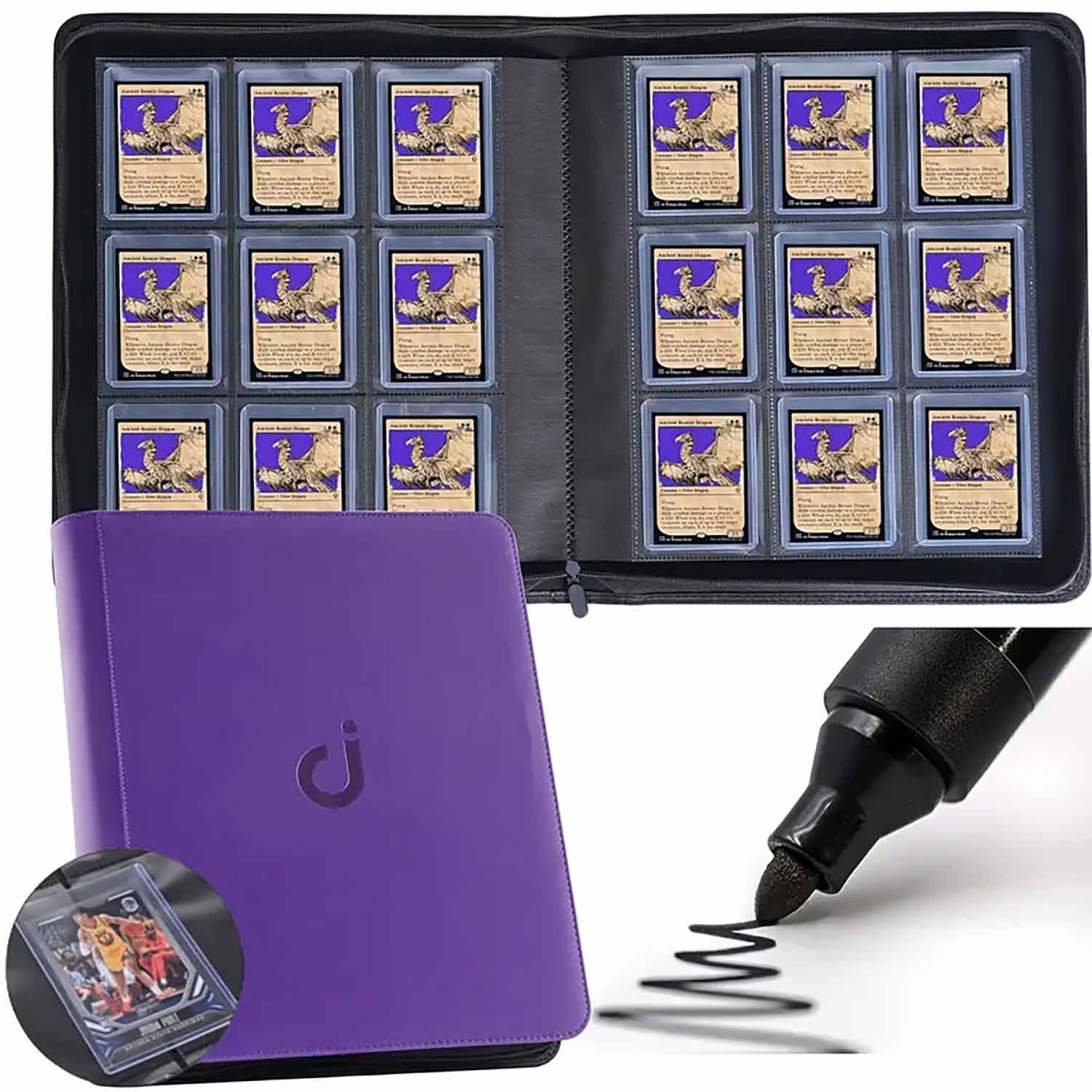 Toploader Binder Order Violet (288 Cards)