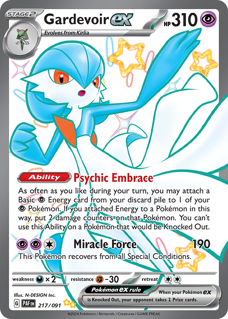 Gardevoir ex - 217/91 - EN
